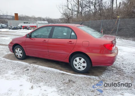 2005 Toyota Corolla Le из США, поврежденный, VIN 2T1BR32E75C550060